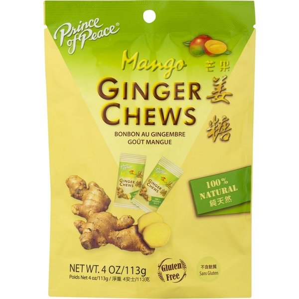 Prince Of Peace Mango and Ginger Chews 4 oz F-04114